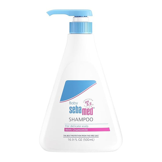 SEBAMED Children's Baby Shampoo Extra Mild Cleanser for Delicate Baby Hair and Scalp (500mL)