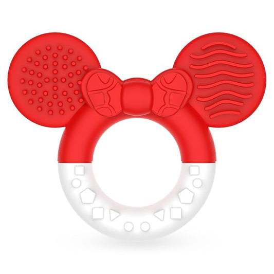 Baby Teething Toys，Teether for Babies 3＋Months，BPA Free Soft and Silicone Teething Relief Soothing Sore Gums Baby Chew Toys