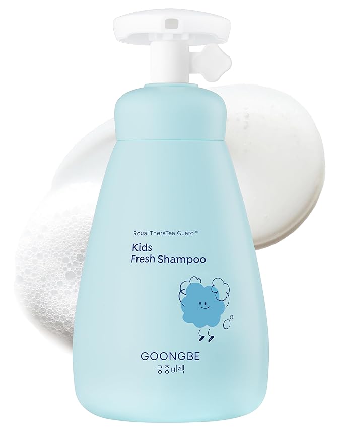 Kids' Fresh Shampoo - Korean Kids Scalp Purifying Shampoo - Gentle Deep Cleansing for Oily, Smelly Scalps - Low pH & Silicone-Free Formula - Allergen Free Scent, 10.1 fl.oz.