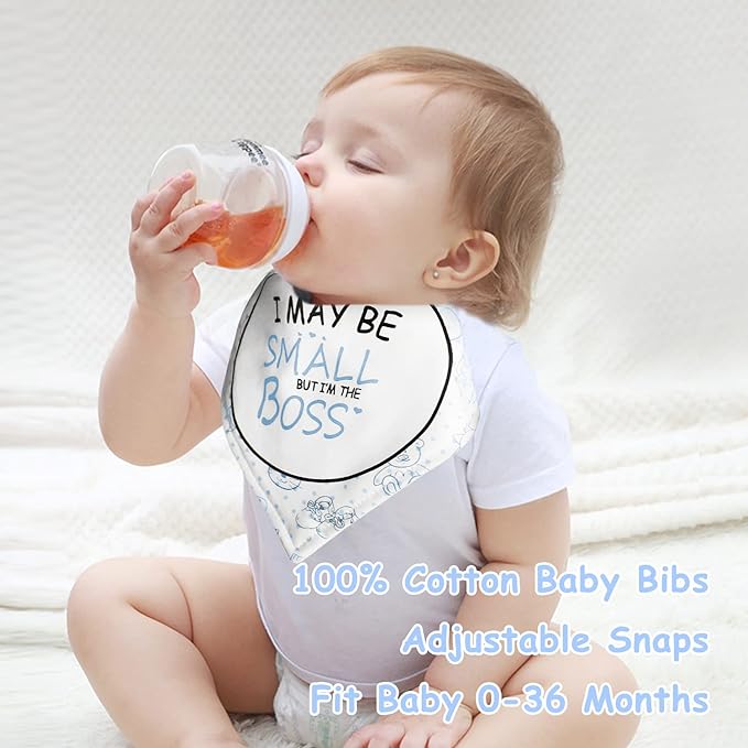 Baby Shower Gifts, Baby Boy Gift Basket Set Newborn Blanket Elephant Lovey Baby Security Blanket Wooden Rattle Toy, Funny Bibs Socks & Greeting Card, New Boys Baby Gift Essentials