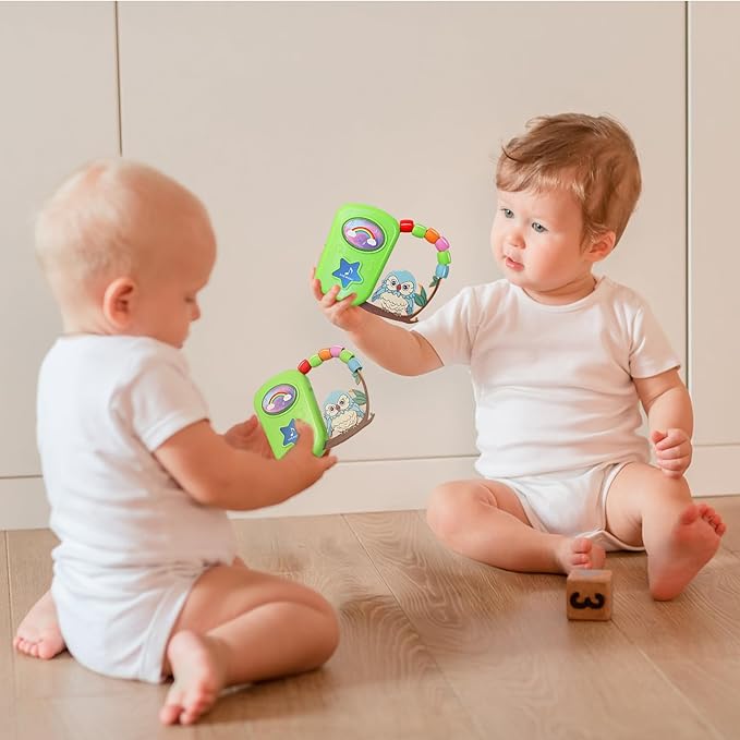 Baby Musical Toy, Educational Toddler Sensory Toys,Toy with Music for Babies Ages 3 Months+,Educational Take Along Tunes Toy for Toddlers