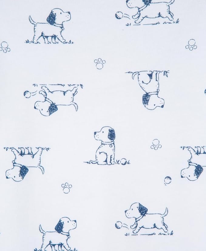 Little Me Clothes for Baby Boys' 2-Piece Nightgown and Cap Set 100% Cotton with Elastic Bottom, Baby Essentials, 0-3 Months