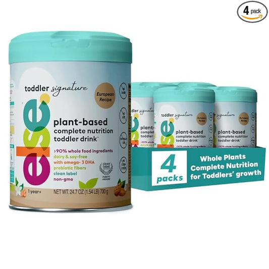 Else Nutrition Signature Toddler Formula – Made in Europe, Premium Toddler Formula 12-36 months, Plant-Based, Dairy-Free, Lactose-Free Baby Formula, European Recipe | (Pack of 4)