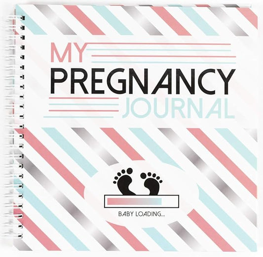 My 9 Month Journey | Pregnancy Journal Memory Book with Stickers | Baby Scrapbook and Photo Album | Pregnancy Must Haves for First Time Moms | Great Picture and Milestone Books for Toddlers.
