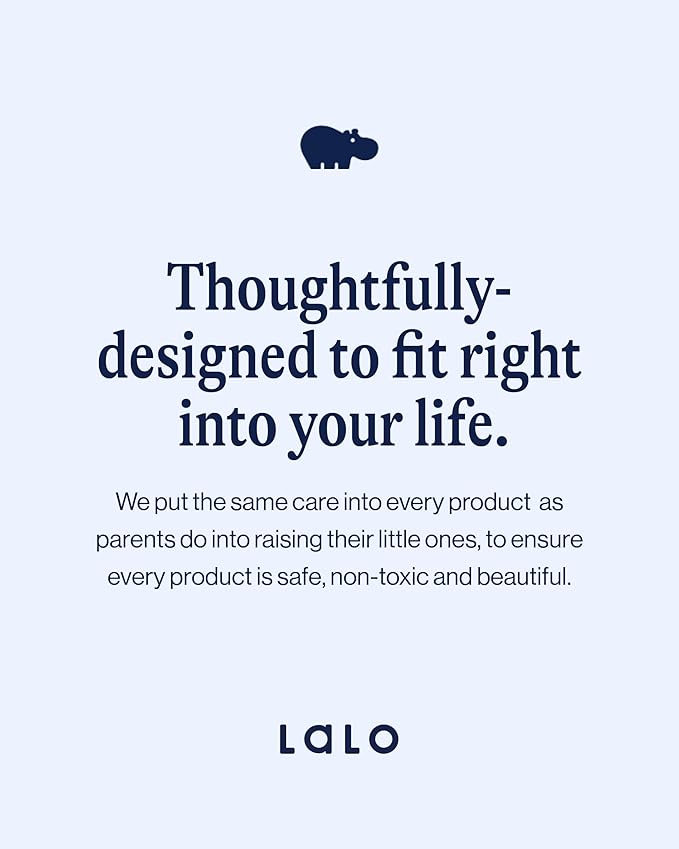 Lalo Smock Bib - Long Sleeve Bib for Infants and Toddlers - Elastic Cuffs, Large Catch-All Pocket, Waterproof Recycled Polyester - Easy to Clean for Mealtime and Art Time - Cherry Infant