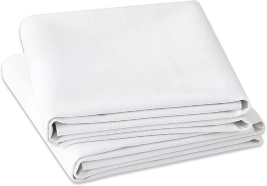 Flannel Protector Pad，100％ Waterproof Mattress Protector Pad, One Size, 34" X 54"-2Pack