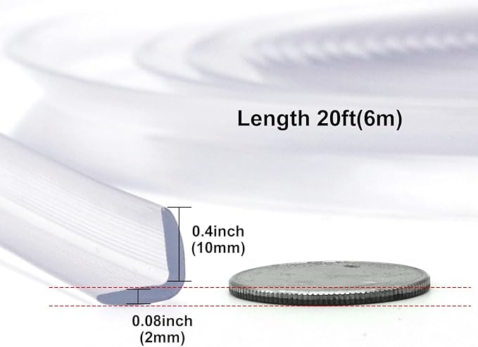 Baby Proofing, Tables Corner Guards Baby Child Safety, 20ft(6m) Soft Bumper Strip Furniture Clear Toddler Edge Corner Protectors, Desk Edge Cushion