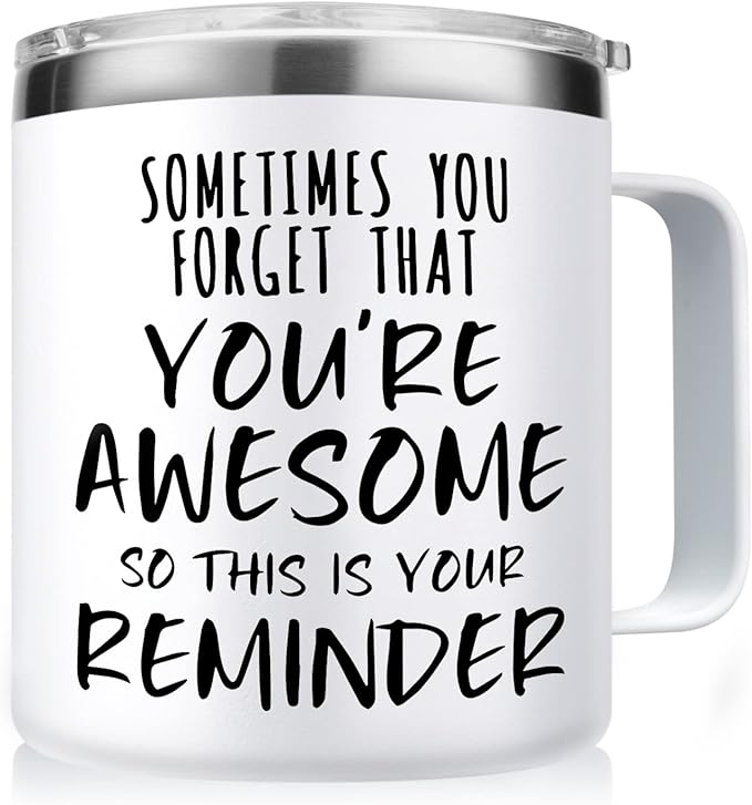 NOWWISH Gifts for Women, Inspirational Gifts, Thank You Appreciation Birthday Gifts for Coworker, Teacher, Mom, Wife, Sister - White