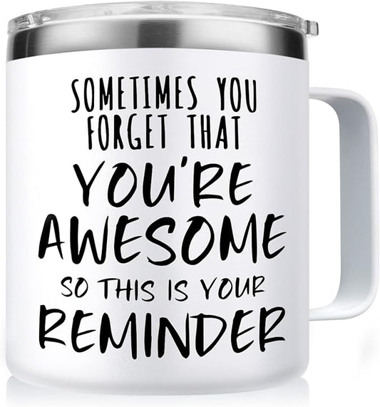 NOWWISH Gifts for Women, Inspirational Gifts, Thank You Appreciation Birthday Gifts for Coworker, Teacher, Mom, Wife, Sister - White