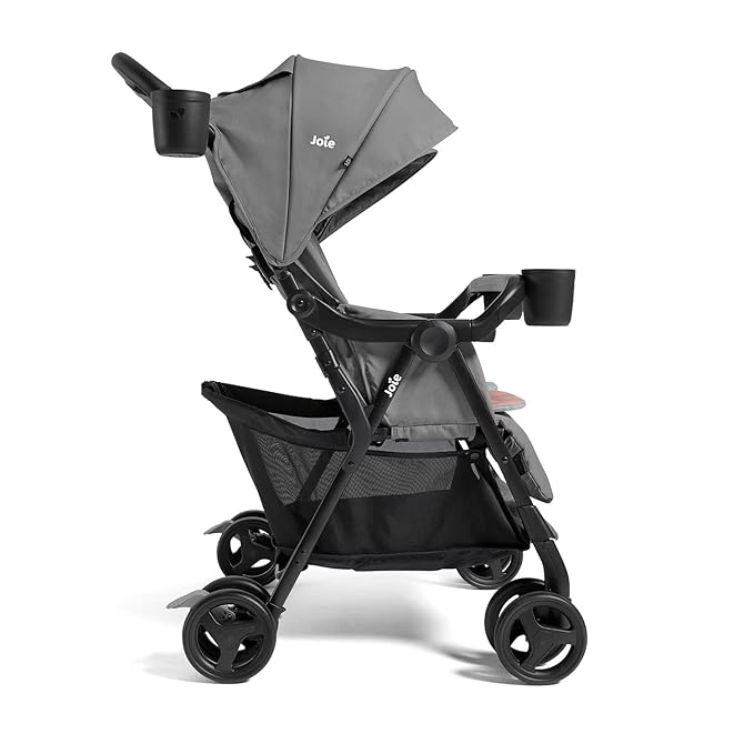 Zz Joie Rosemary Side-by-Side Double Stroller – Lightweight, Compact, and Comfortable Side-by-Side Stroller for Twins or Siblings