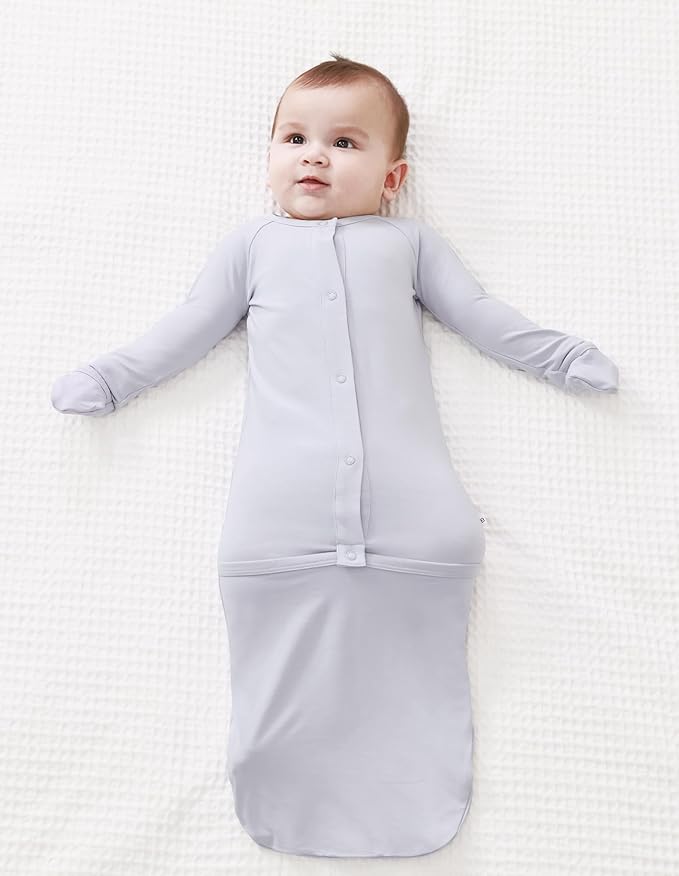 Baby Nightgowns Sleeper Gown Newborn Long Sleeve Pajama Gowns Unisex Viscose from Bamboo Infant Sleepwear