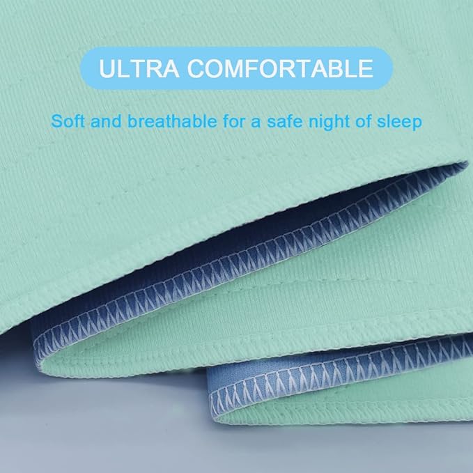 2 Pack Bed Pads for Incontinence Washable Reusable Mattress Pad Waterproof with 4 Convenient Handles Bed Pads for Incontinence Person 36” × 34” Inch