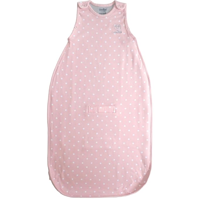 Woolino 4 Season Toddler Sleeping Bag, Merino Wool and Organic Cotton Toddler Sleep Bag Sack, 2-4 Years, Rose
