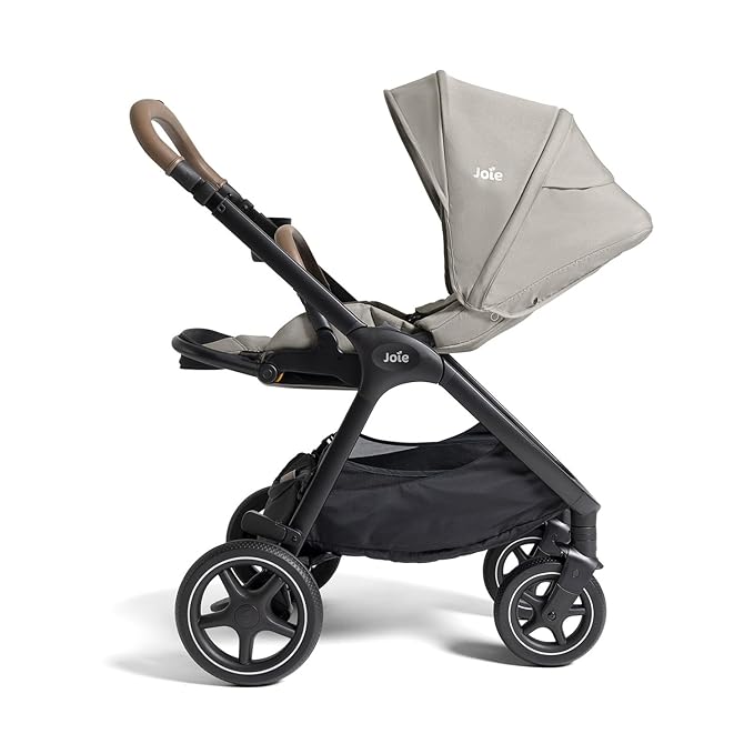 Joie, Kava 3-in-1 Stroller - Versatile, All-Wheel Suspension, Reversible Seat, Travel System Compatible and Detachable Crossbody Bag (Dove)
