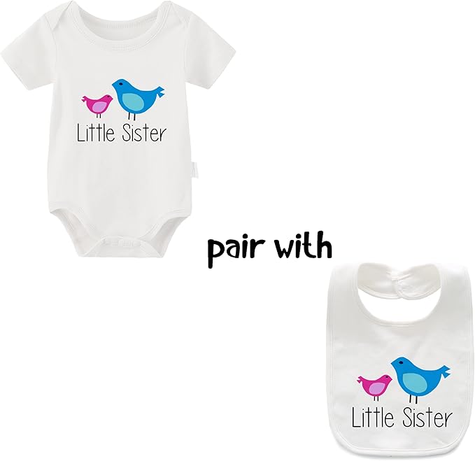 YSCULBUTOL Baby Twins Bodysuit Perfect Together Best Friend Newborn Romper Toddler Unisex Twin Outfit