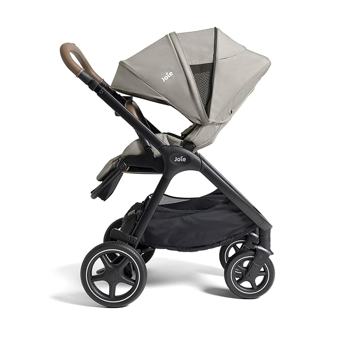 Joie, Kava 3-in-1 Stroller - Versatile, All-Wheel Suspension, Reversible Seat, Travel System Compatible and Detachable Crossbody Bag (Dove)