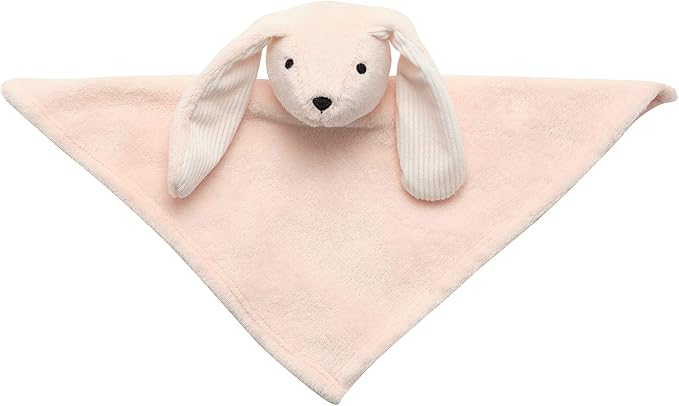 Lambs & Ivy Pink Bunny Soft Baby/Child/Toddler Plush Lovey Security Blanket