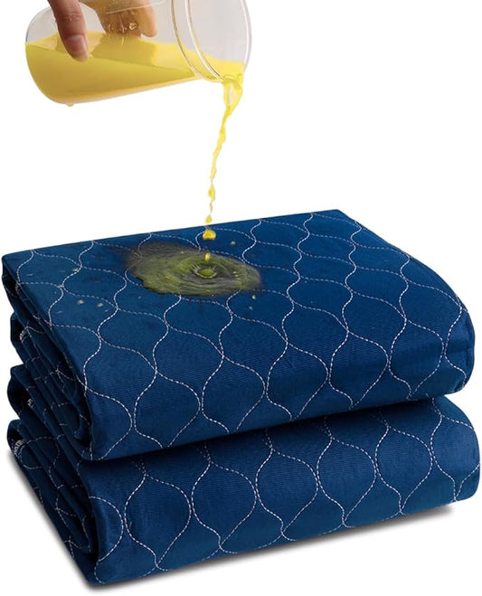 Alsunny® Hide Stains Waterproof Pads 45x56 Inch(2Pack),Bed Pads for Incontinence Washable Extra Large,Bed Pads Washable Waterproof for Beds Sofa & Mattress,Adults Seniors Kid,Pet,Incontinence Bed Pads
