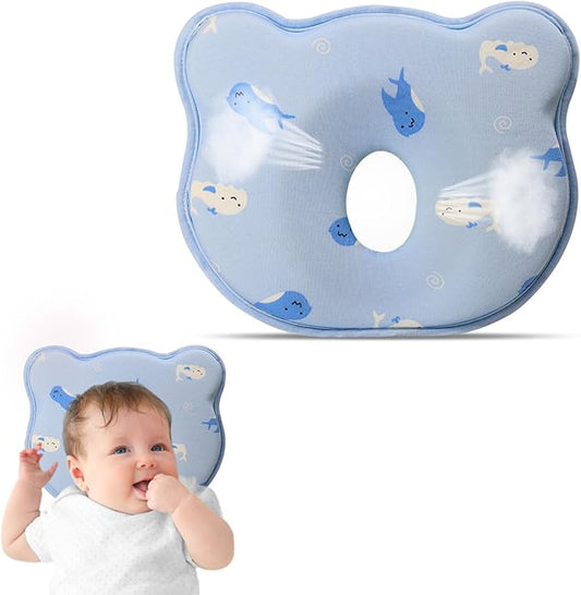 2025 New Upgrade Donut Soft and Cozy Pillow Prеvents FΙat hеad and Shapеs Hеad Breathable Pillow dolpin