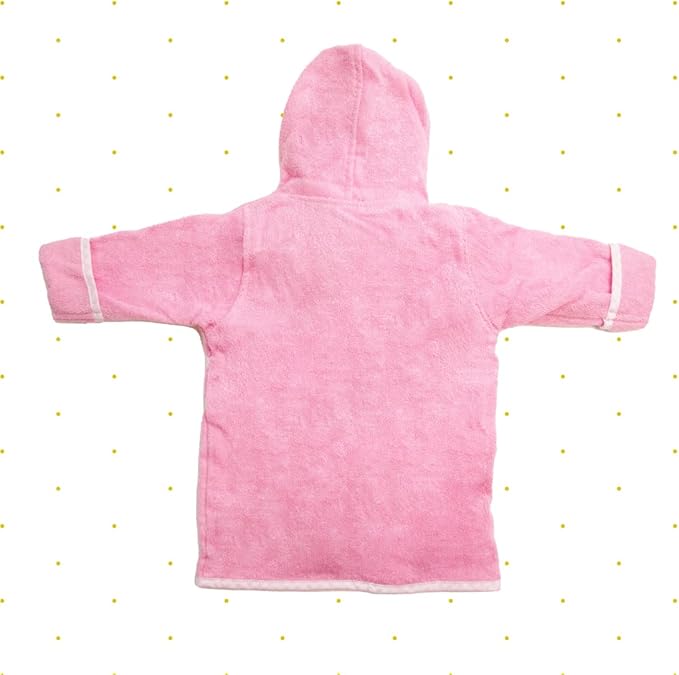 Spasilk 100% Cotton Hooded Terry Bathrobe with Booties Baby One Size Gifts — Shower