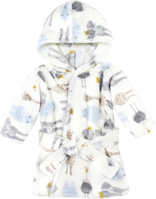 Hudson Baby Unisex Baby Plush Animal Face Bathrobe