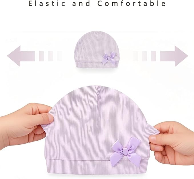 Baby Girls Boys Hats Mittens and Socks Set Cotton Infant Caps Newborn Soft Gloves 0-6 Months