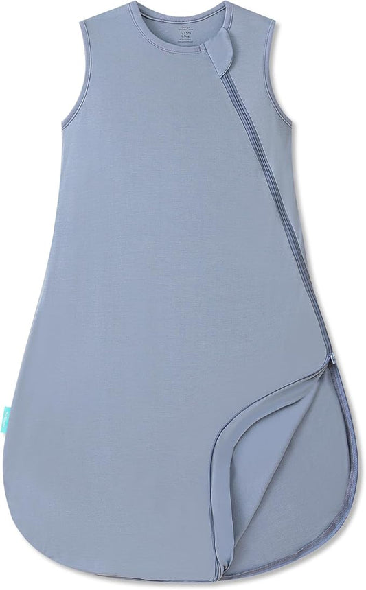 Supersoft Sleep Sack 0.5 TOG, Premium Bamboo Viscose Sleeping Bag Thin Baby Wearable Blanket 2-Way Zipper Sleep Sack