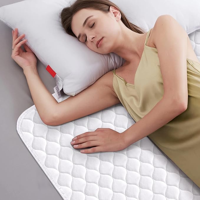 Incontinence Bed Pads Washable Waterproof 34x36 Inches Pack of 4 - Washable Pee Pads for Beds for Incontinence Adults, Kids & Pets - Waterproof Pad, Reusable Bed & Underpads