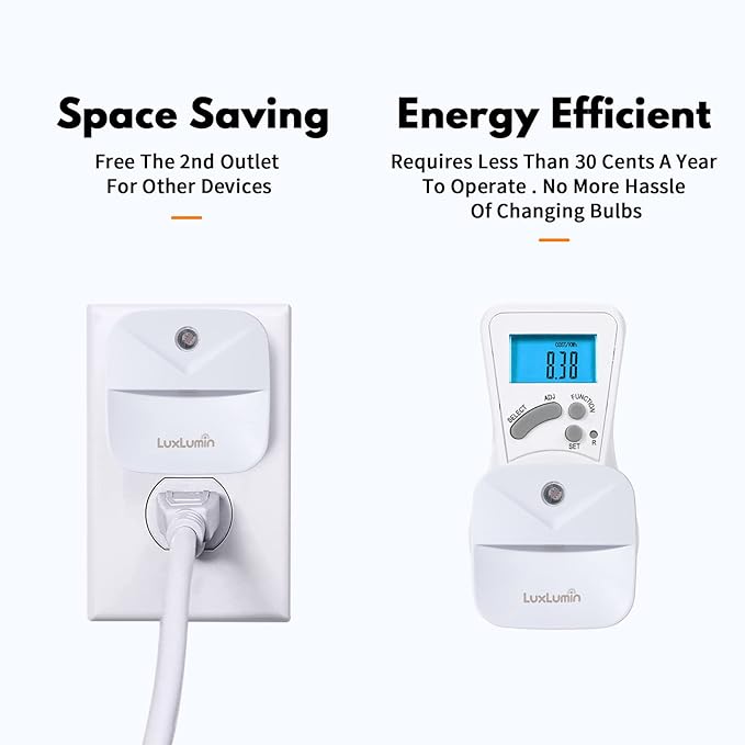 LED Night Light, Night Lights Plug into Wall with Smart Dusk to Dawn Sensor, Automatically Turn on and Off,Night Light for Kids,Bedroom,Bathroom,Stairs,Warm White, 4 Packs