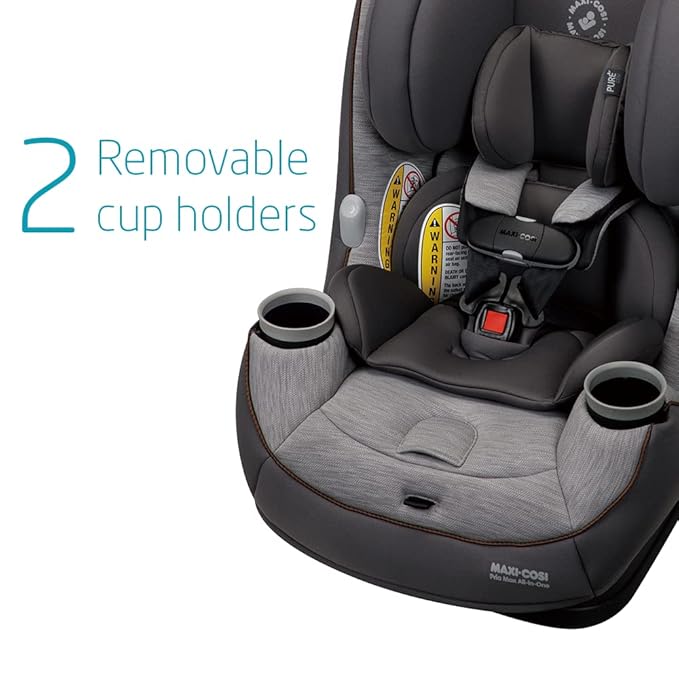 Maxi-Cosi Pria Max All-in-One Convertible Car Seat, Rear Facing Car Seat (4-40 lbs), Forward Facing Car Seat (22-65 lbs), High Back Booster Seat (40-100 lbs), Pure COSI, Urban Wonder
