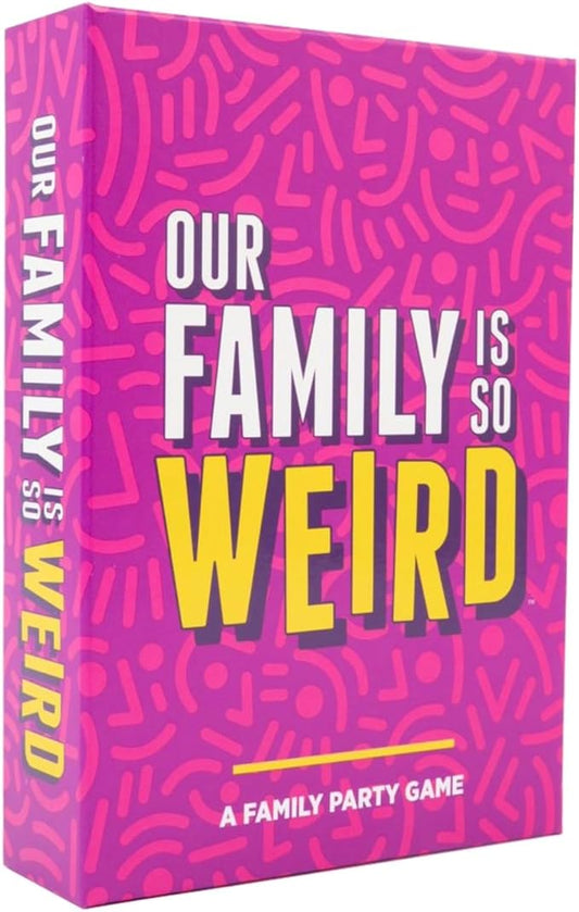 DSS Games Our Family is So Weird - A Fun Family Party Card Game to Decide Who’s Most Likely to Idea for Kids, Adults & Groups | Great for Conversation Starters, Family Game Night