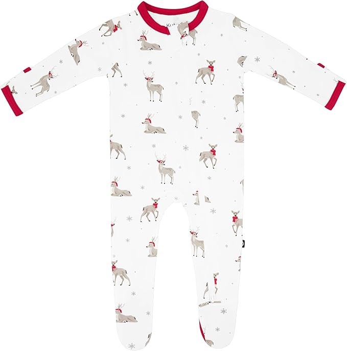 KYTE BABY Unisex Zipper Closure Footies, Rayon Made From Bamboo, 0-24 Months