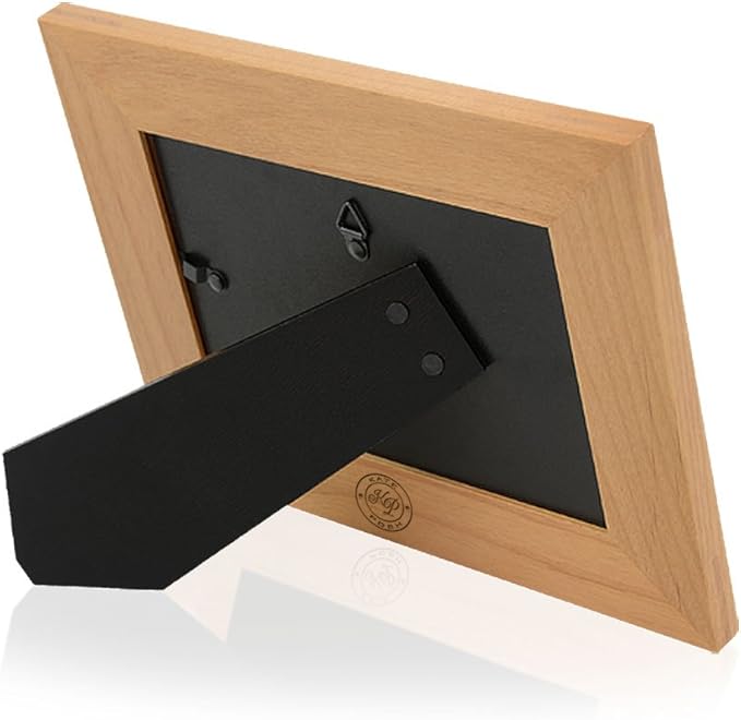 KATE POSH - We Made a Wish & You Came True Engraved Natural Wood Picture Frame, New Baby Gifts, New Mom, New Dad, Adoption Gifts (4x6 Horizontal)