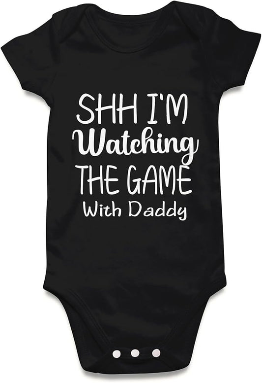 UNIFACO Unisex Baby Funny Saying Outfit Short and Long Sleeve Bodysuits Romper 0-18M