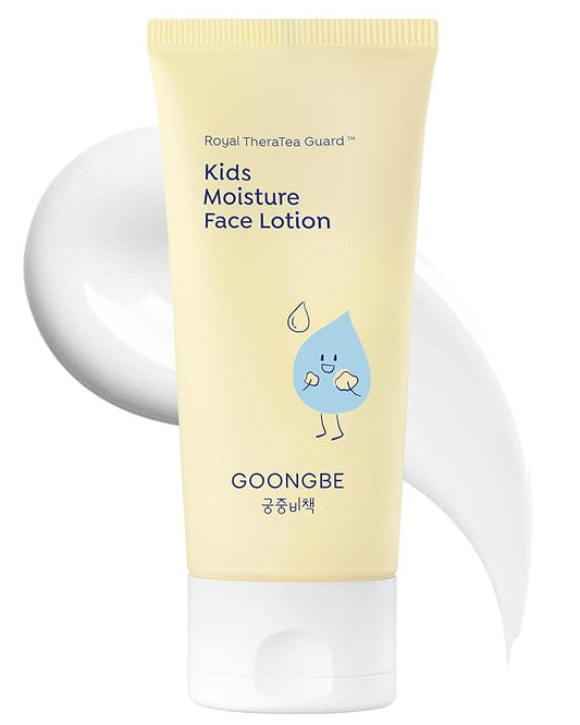 Kids' Moisture Face Lotion - Korean Kids Daily Face Moisturizer - 8hr Moisturizing Refreshing Cream Type Lotion with Cica and Allantoin - Allergen Free Scent, 2.7 fl.oz.