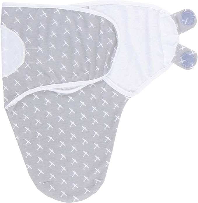 BaeBae Goods Swaddle Blanket, Adjustable Infant Baby Swaddling Wrap Set of 4, Baby Swaddling Wrap Blankets for Boys and Girls Made in Soft Cotton (0-3 Months, Black Bicycles)