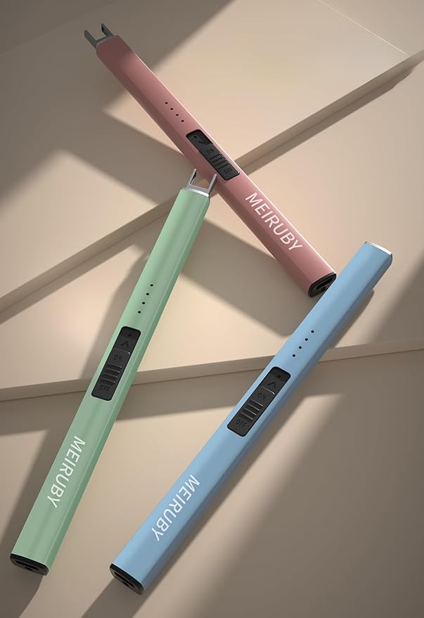 Lighter Electric Candle Lighter, Birthday for Mom from Daughter Son, Gifts for Mom Women Men Wife Sister, Rechargeable USB Arc Lighters for Candle Camping BBQ