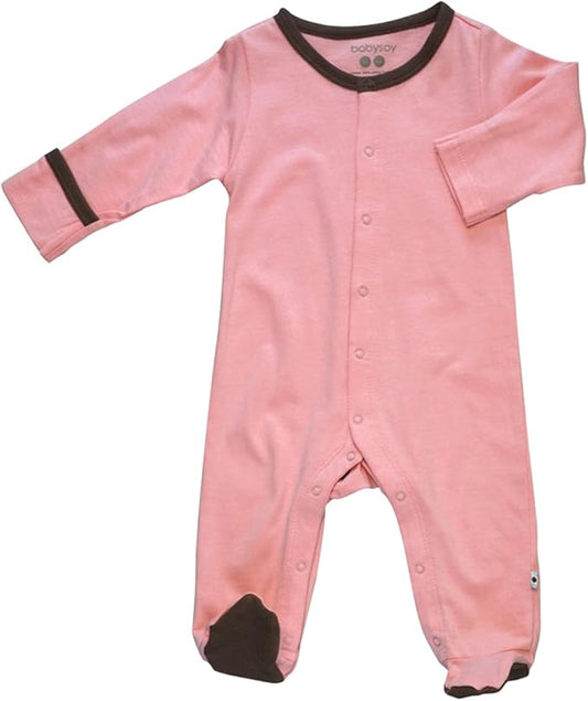 Babysoy Baby Snap Footie Sleeper