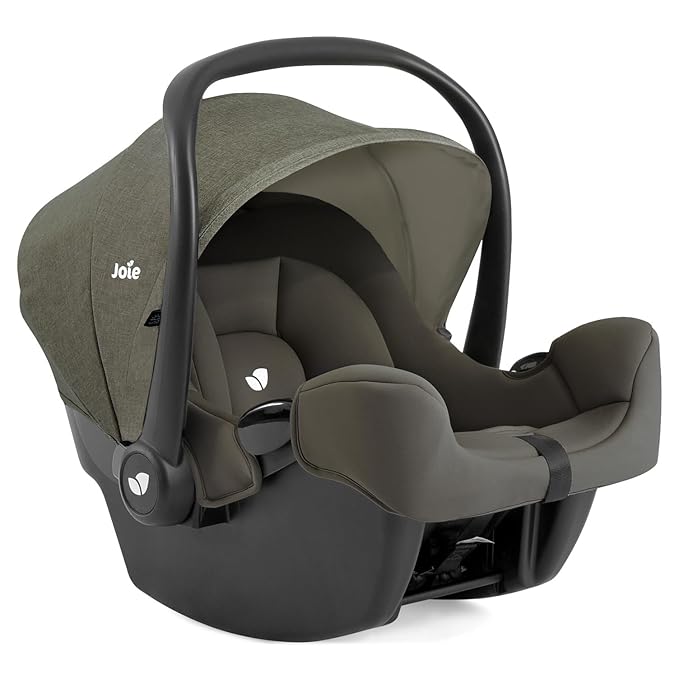 Joie Ginger LX Stroller and Rue Infant Car Seat Travel System with Anti-Rebound Base and All-Wheel Suspension (Evergreen)