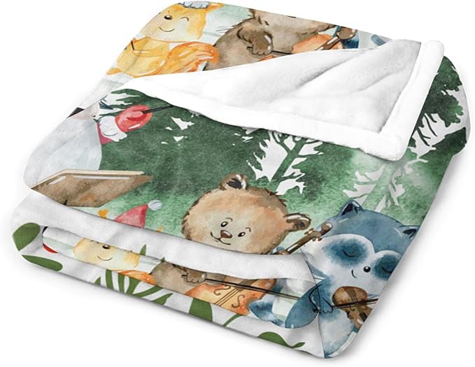 Personalized Baby Blankets with Name, Customized Name Blanket for Boys Girls, Custom Toddler Blanket Gifts for Birthday, Christmas, Newborn Soft Flannel Blankets Kids Birthday Gifts