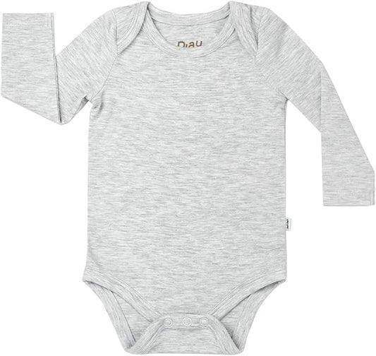 Little Sleepies Long Sleeve Bodysuit for Baby Girls & Boys, Soft Viscose from Bamboo One Piece, Tagless Baby Clothes w/Snaps