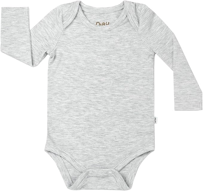 Little Sleepies Long Sleeve Bodysuit for Baby Girls & Boys, Soft Viscose from Bamboo One Piece, Tagless Baby Clothes w/Snaps