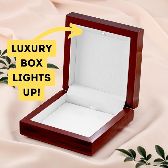 To My Beautiful Daughter Necklace from Mom & Dad | Cubic Zirconia Pendant with Heartfelt Message Card & Gift Box | Daughter Birthday, Graduation, Christmas Jewelry Gift from Parents