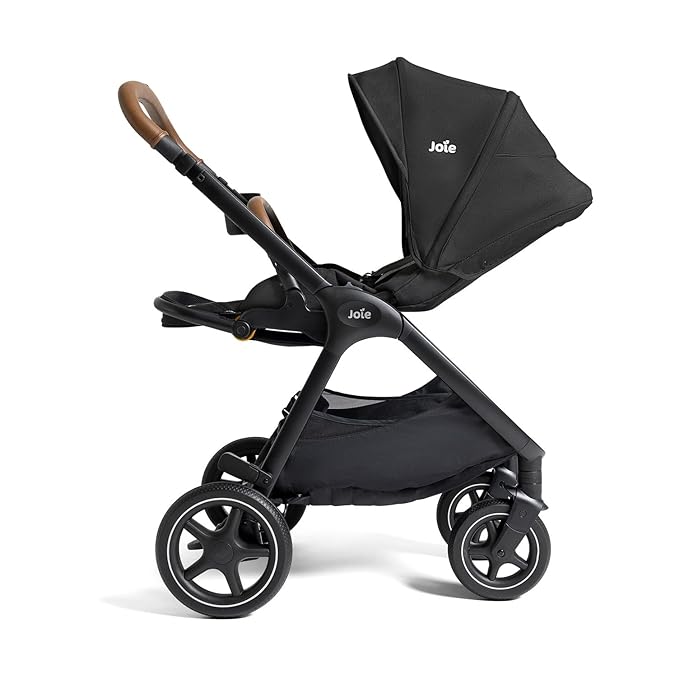 Joie, Kava 3-in-1 Stroller - Versatile, All-Wheel Suspension, Reversible Seat, Travel System Compatible and Detachable Crossbody Bag (Shale)