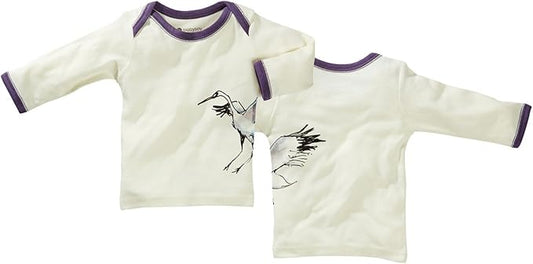 Babysoy Jane Goodall Long Sleeve Baby Toddler Unisex Boy Girl Animal Print Tee