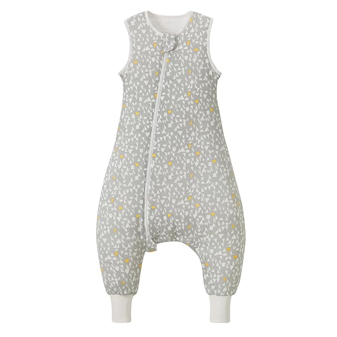 Super Soft 1.5 TOG Sleep Sack with Legs, 100% Organic Cotton Warm Comfy All Season Toddler Sleep Sack with Feet, Graphic, Size L