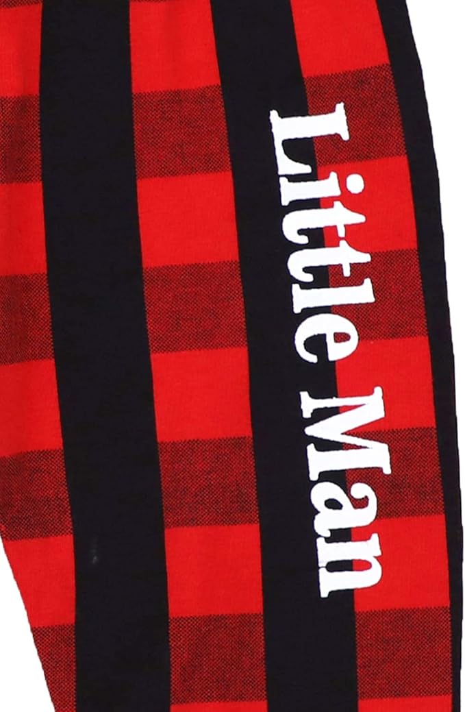 Fommy Newborn Baby Boy Clothes Plaid Letter Print Long Sleeve Hoodies + Long Pants 2PCS Fall Winter Outfits Set