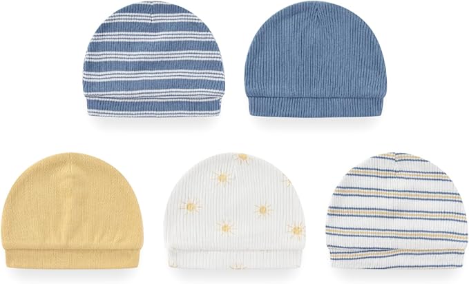 Baby Girls Boys Hats Mittens and Socks Set Cotton Infant Caps Newborn Soft Gloves 0-6 Months