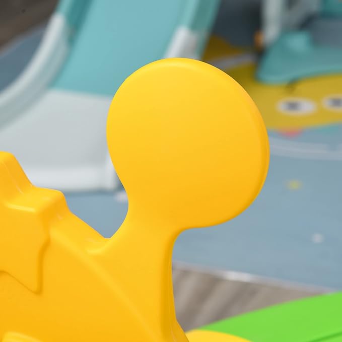 Qaba Caterpillar Tunnel, Toddler Tunnel for Kids Crawl and Climb Through, Kids' Play Structure Indoor Outdoor, 6 Sections, Multicolored