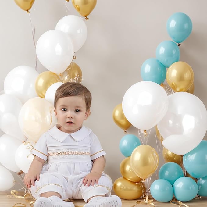 Booulfi Baptism Christening Outfits for Boys Easter White Romper Baby Romper Church Newborn Clothes